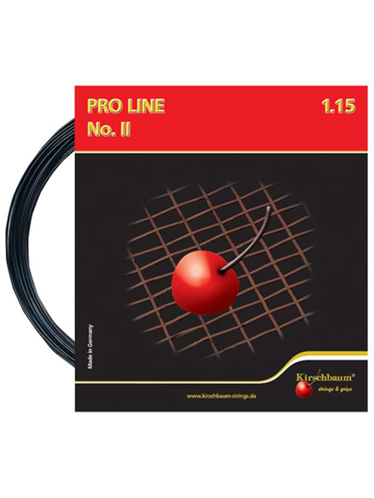 Струны теннисные Kirschbaum Pro Line No. II (12 m) - black