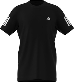 Футболка для мальчика теннисная Adidas Club 3 Stripes Tennis - черный