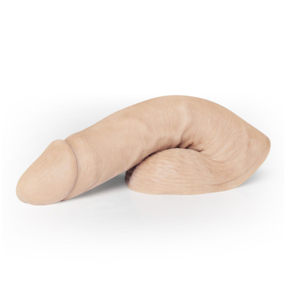 Мягкий имитатор пениса Fleshtone Limpy большого размера - 21,6 см. (Цвет: телесный)