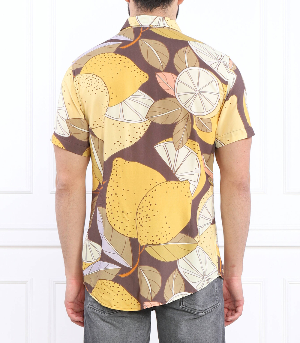 Рубашка SS ECO RAYON LEMON P GUESS - желтый(M3GH53 WD4Z2)