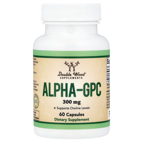 Double Wood Supplements, альфа-ГФХ, 300 мг, 60 капсул