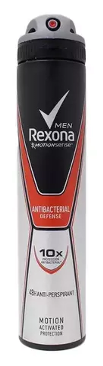 REXONA 150мл Дезодорант муж.спрей  АНТИБАКТЕРИАЛЬНЫЙ DEFENCE*6 eng
