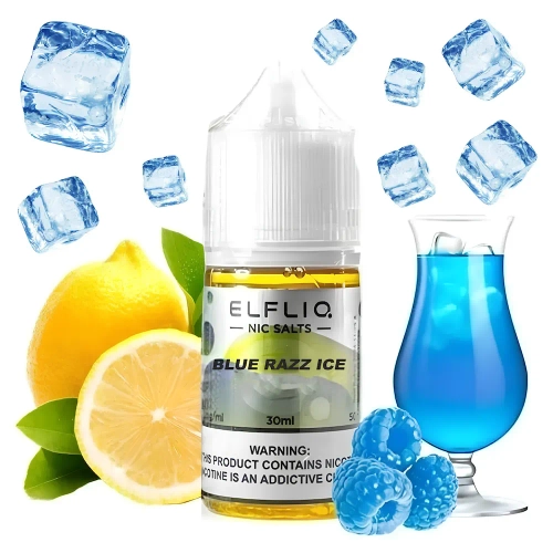ELFLIQ - Blue Razz Ice (5% nic, 30ml)