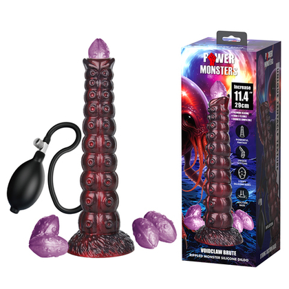 Power Monsters Voidclaw Brute - Фаллоимитатор яйцеродящий на присоске, 29 см