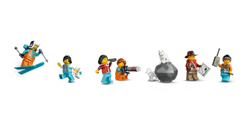 Конструктор LEGO City 60470 Полярный экспресс для исследователей Арктики