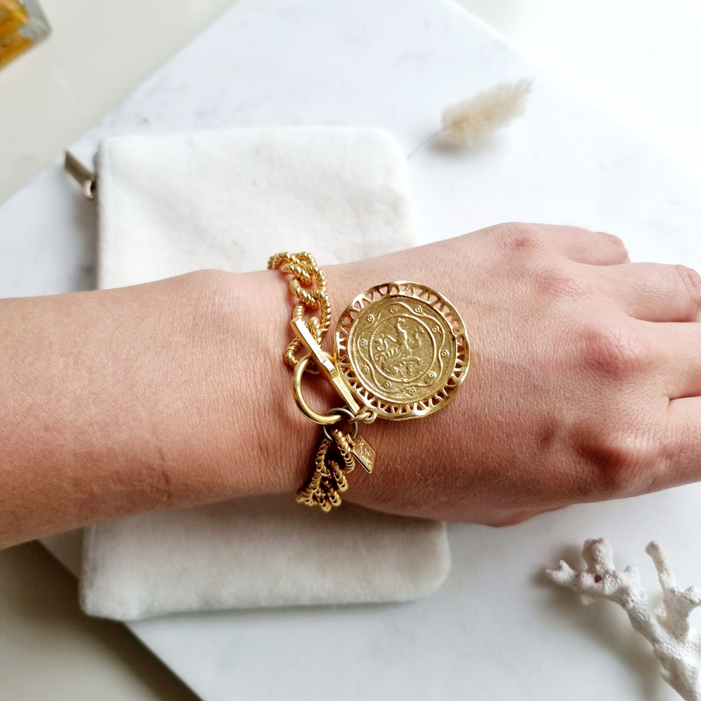 Браслет Anne Klein с монетой