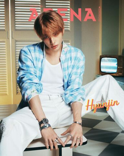 публикация ARENA HOMME - 2025.06 STRAY KIDS HYUNJIN B Type