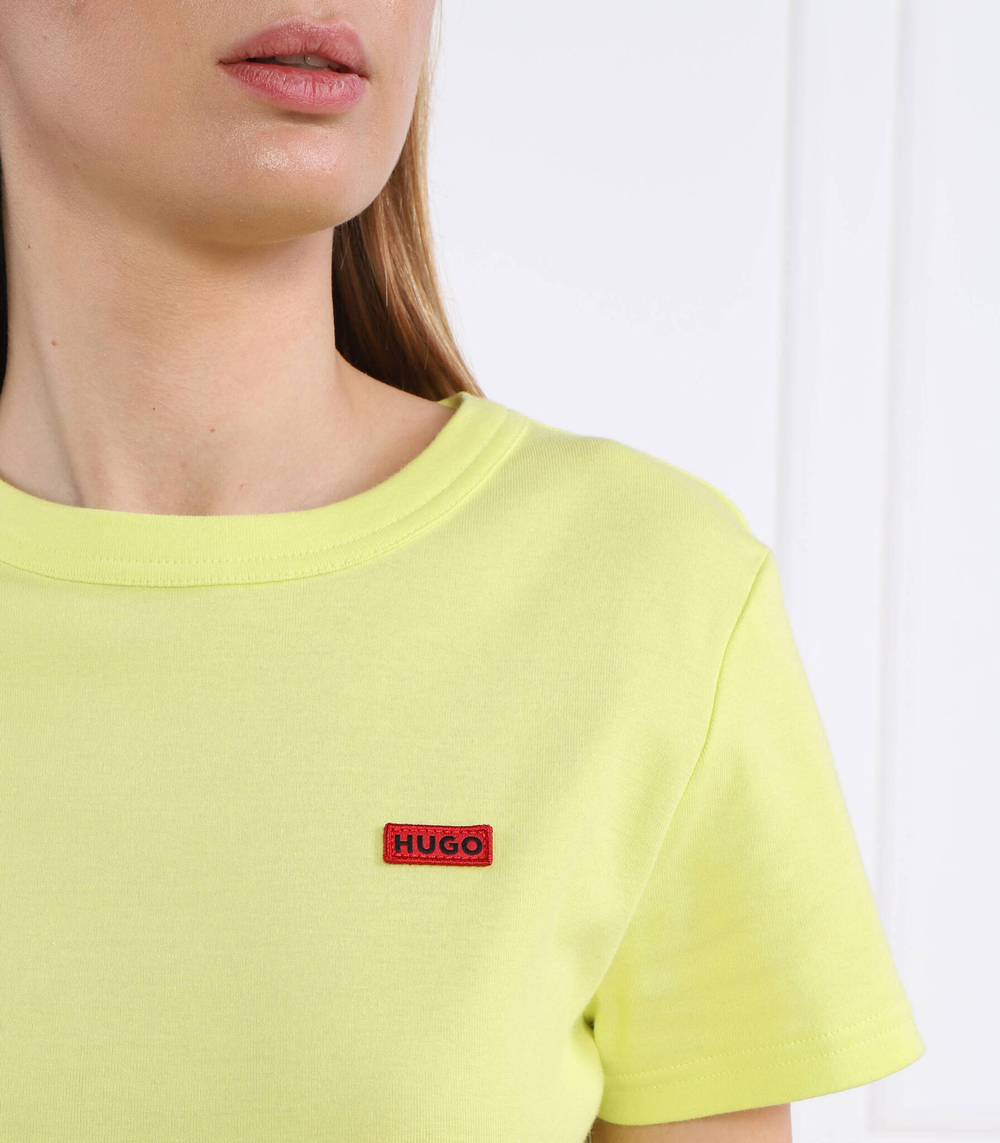 Футболка Classic Tee_1 HUGO - лимонный(50489117)
