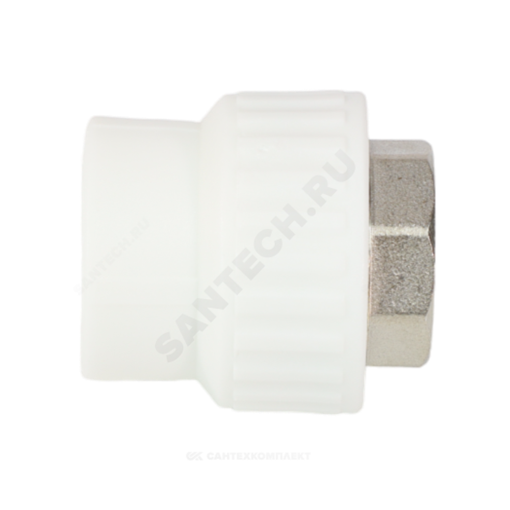 Муфта PP-R комбинированная белая Дн 40х1 1/4" ВР под ключ VALFEX 10134040