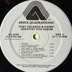 Tony Orlando & Dawn ‎– Greatest Hits (США 1975г.) Т