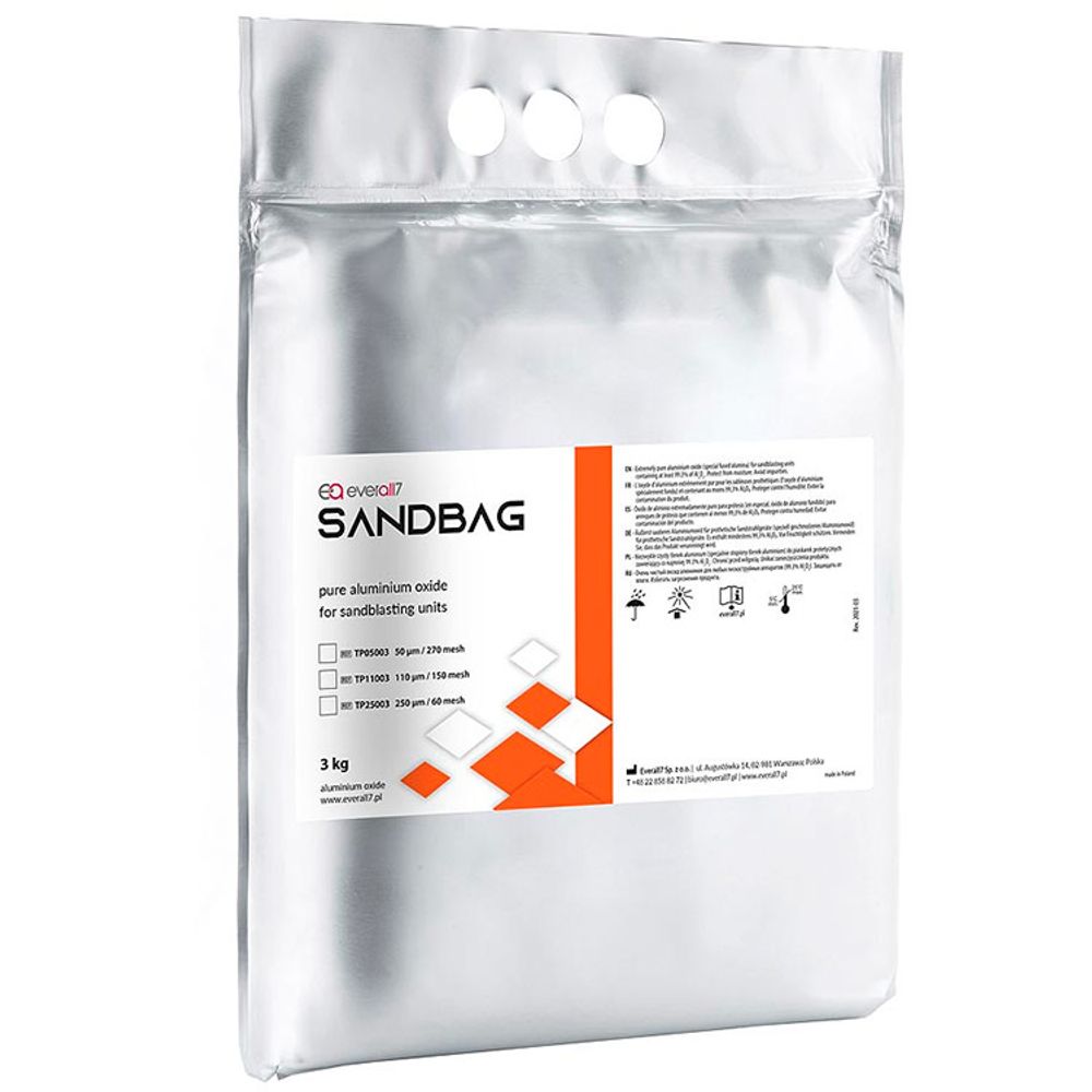 Sandbag 110 микрон 3 кг, песок для пескоструйных аппаратов
