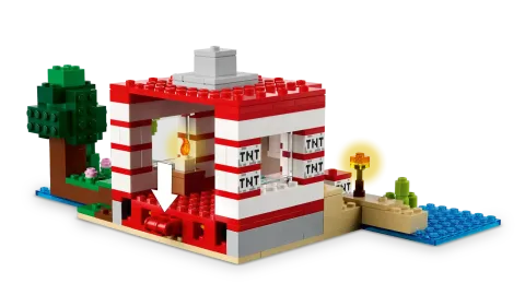 Конструктор LEGO Minecraft 21275 Дом в джунглях TNT