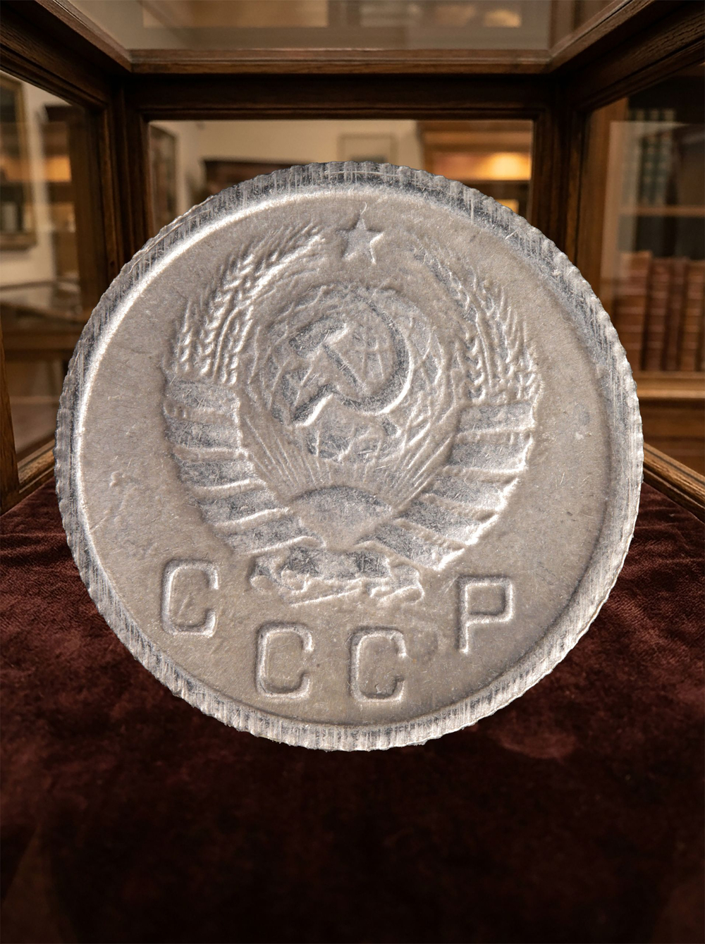 10 копеек 1944 года СССР. Советский Союз. Погодовка. Советы. Копия редкой монеты посеребрение
