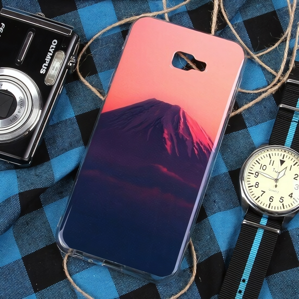 Чехол ТПУ Горы для Samsung Galaxy J4+ (2018), 011012
