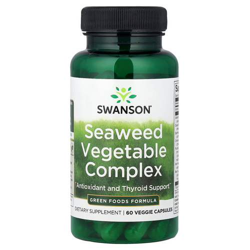 Swanson Vitamins, овощной комплекс с морскими водорослями, 60 вегетарианских капсул