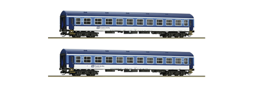 2 пассажирских вагона 2nd class coaches Y/B 70 CD , VI эпоха