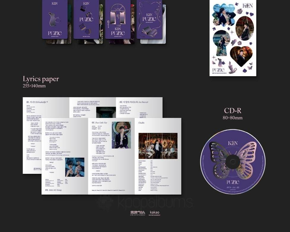 Альбом KEN - PUZZLE 2nd Mini Album LIMITED Edition POP-UP BOOK Version