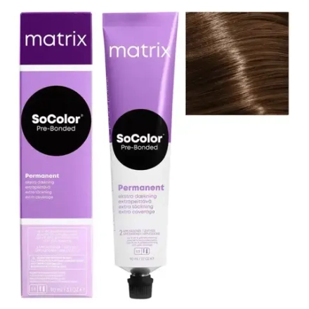 Matrix SoColor Pre-Bonded Крем-краска для седых волос 507G Блонд золотистый, 90мл