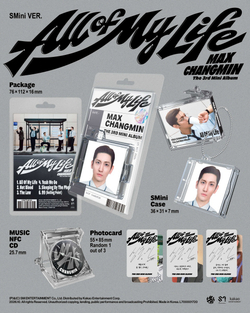 Альбом MAX CHANGMIN - ALL OF MY LIFE 3rd Mini Album SMini Version