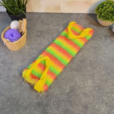 Мочалка "Радуга" 12*45см