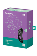 Эрекционное кольцо Satisfyer Legendary Duo черный