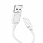 Кабель на Micro Hoco X122 Silicone (white)