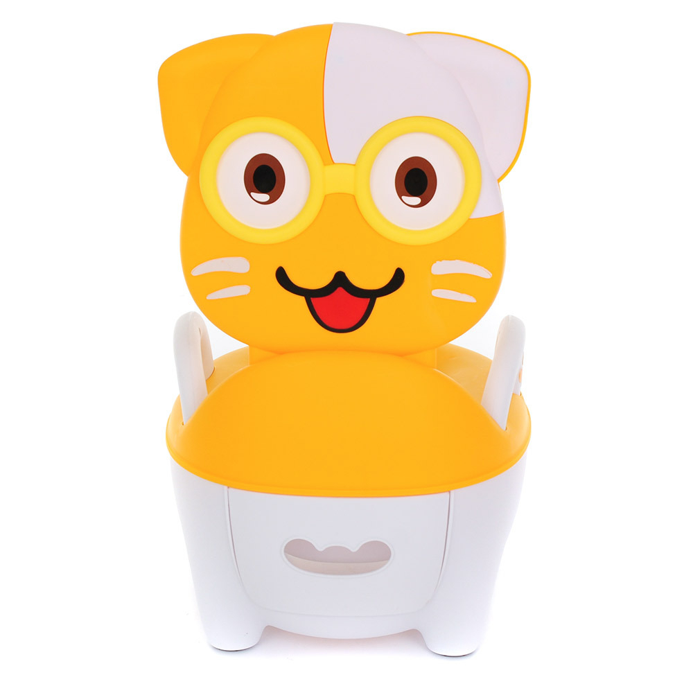 PITUSO Детский горшок Котик в очках Yellow/Желтый 32*27*39 см