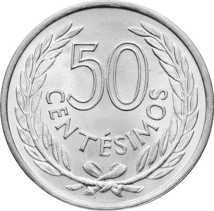 50 сентесимо 1965 Уругвай