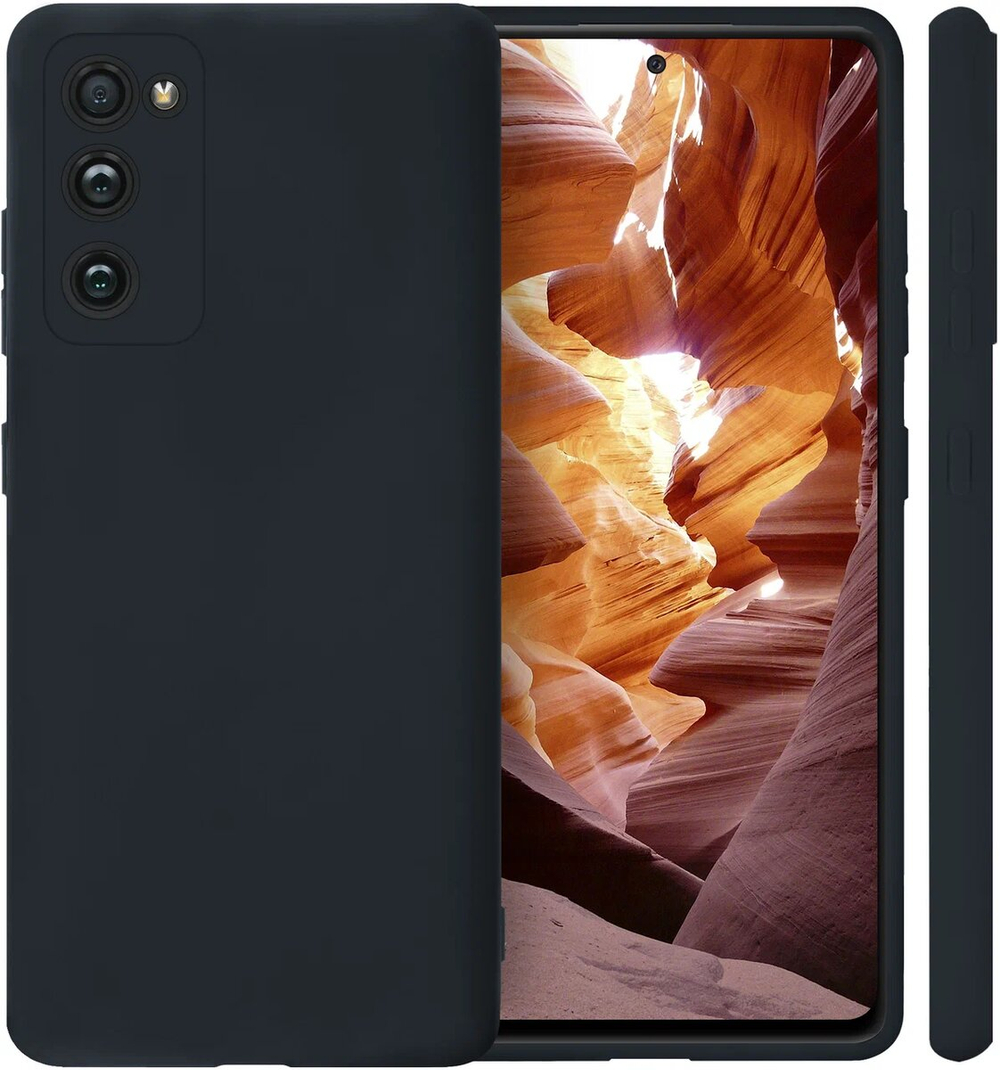 Мягкий Soft Touch чехол из силикона для SАMSUNG GАLAXY S20 FE с бархатной подкладкой