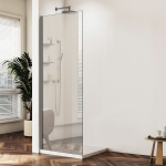 Душевая перегородка Vincea Волк-Ин (Walk-In) VSW-1HWS100MRGM, 1000*2000, вороненая сталь, стекло зеркальное
