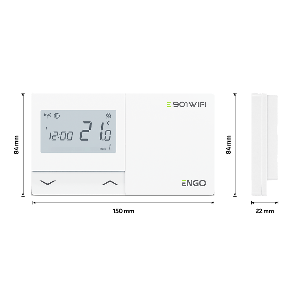 Беспроводной терморегулятор управляемый через интернет, Wi-Fi, Engo E901WIFI/E901-WIFI