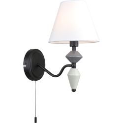 Бра светильник Rivoli Alisia 2096-401 1 х Е14 40 Вт классика с выключателем | Rivoli