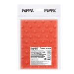 Плюш (ткань) Peppy 02 PEVD 309 г/м², 48х48 см, 28 св.красный