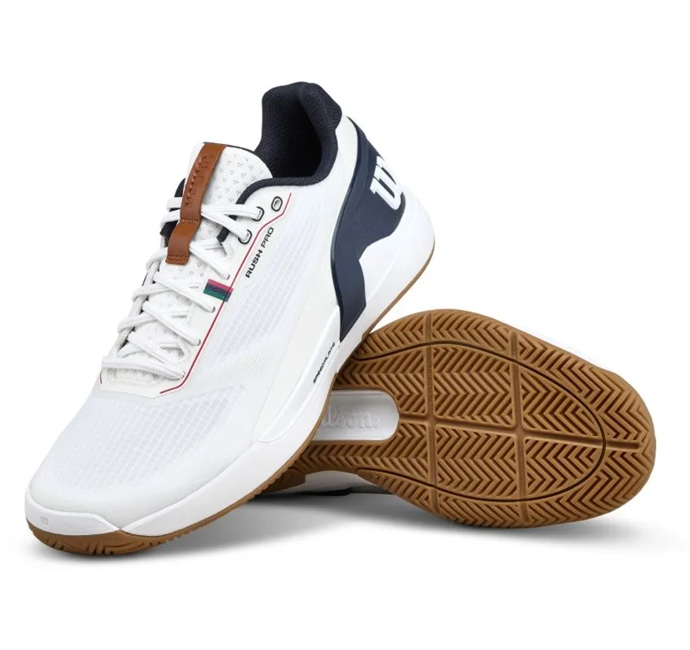 Теннисные кроссовки Wilson Rush Pro 5 - white/navy blazer/gum1a