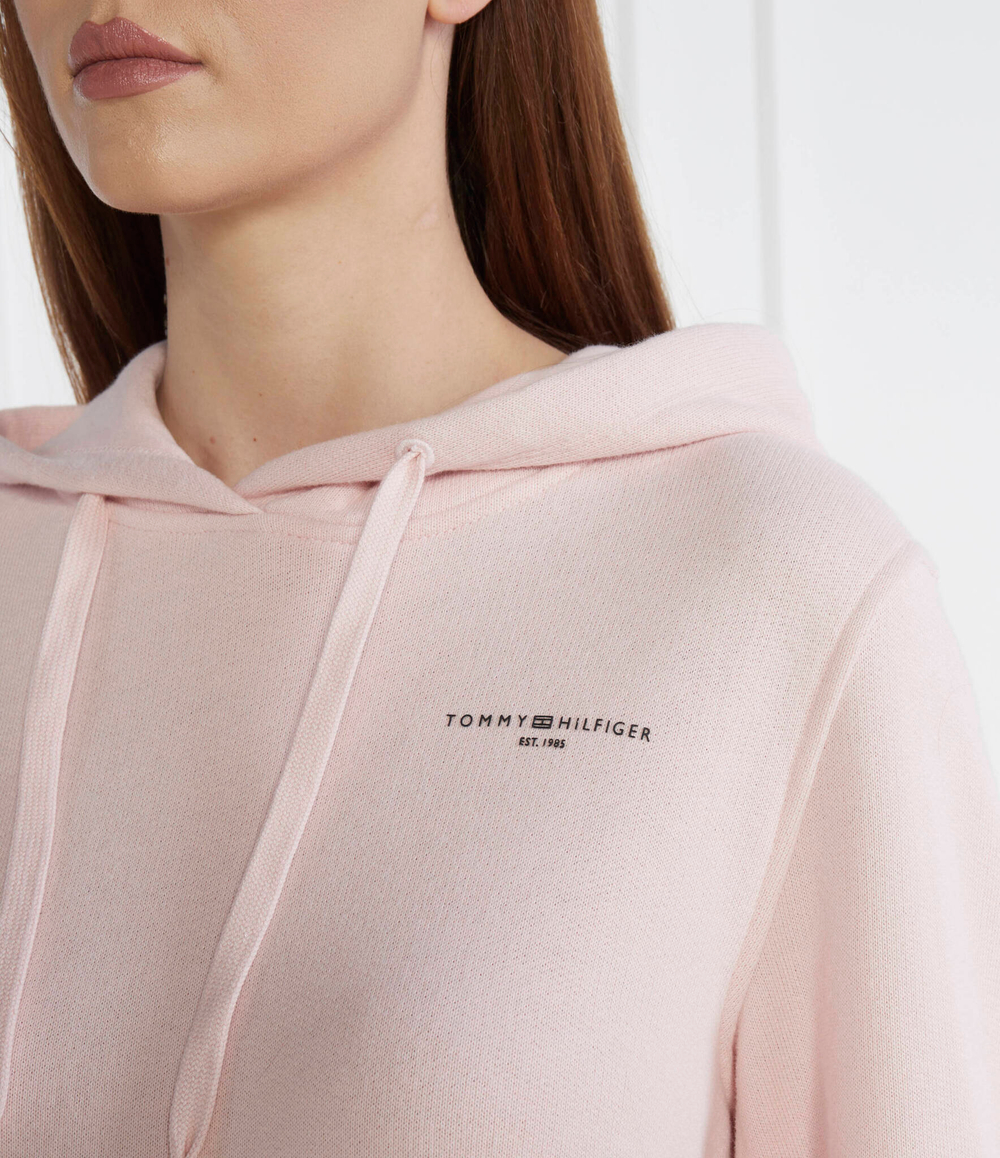 Худи MINI CORP LOGO Tommy Hilfiger - пудро-розовый(WW0WW40274)