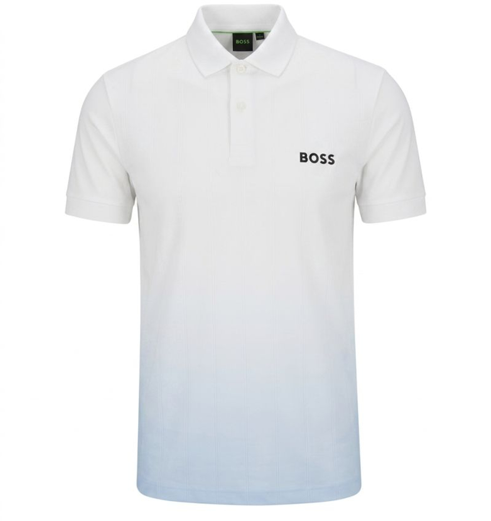Мужское теннисное поло BOSS TOC Serve 1 Shirt - white