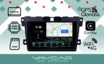 Магнитола для Mazda CX-7 2007-2012 - Vaycar VA41-0097-2K на Android 13, Быстрая, 2K QLED, CarPlay, 4G SIM-слот