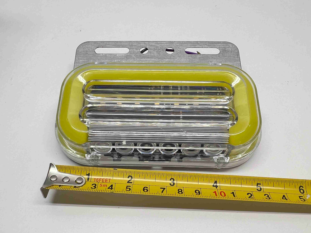 12V / Боковые Светодиодные габаритные фонари, 12 вольт, желтый, ДинаВайт (за 1 шт.) -