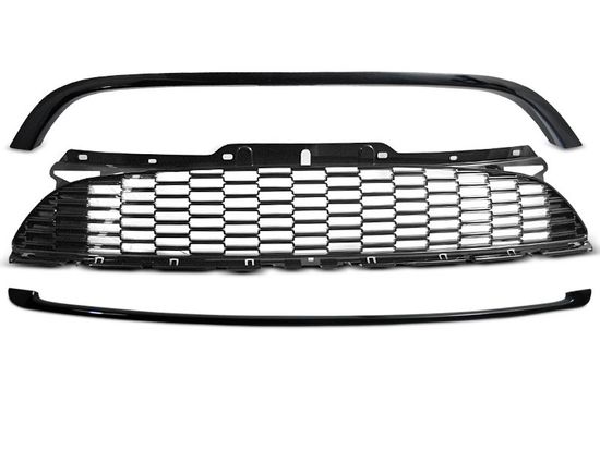 Решетка радиатора MINI COOPER 10-14 R56/57/55 JCW STYLE GLOSSY BLACK