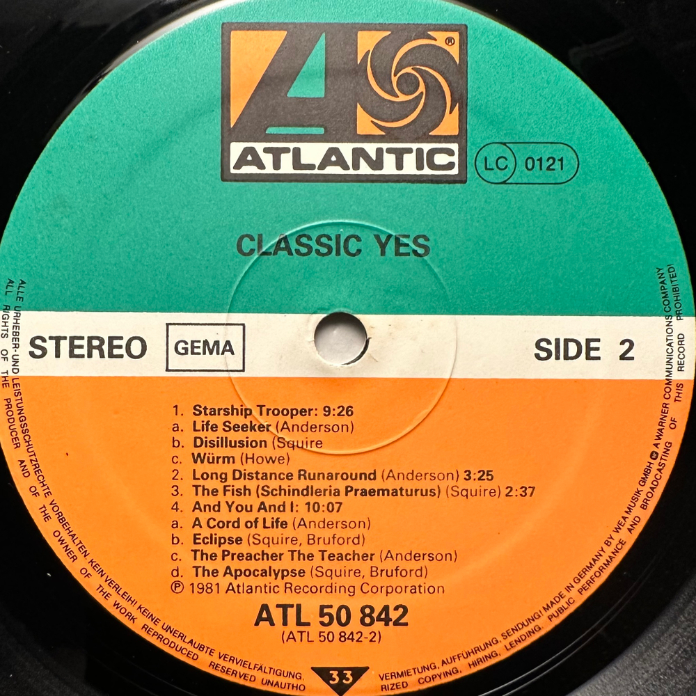 Yes - Classic Yes (Германия 1983г.)