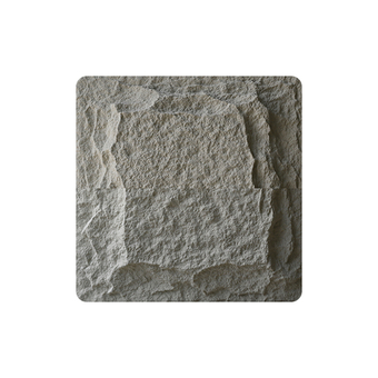 Полиуретановая панель под камень, Цемент Серый / Mushroom Haft Size 60x60 см Cement Grey