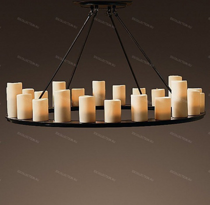 Люстра PILLAR CANDLE ROUND Restoration Hardware 68860006