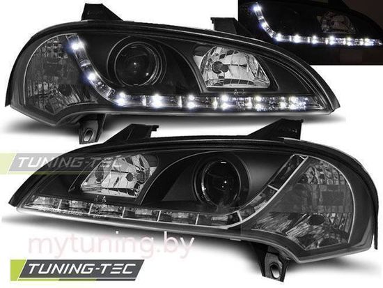 Передние фары Opel Tigra daylight black