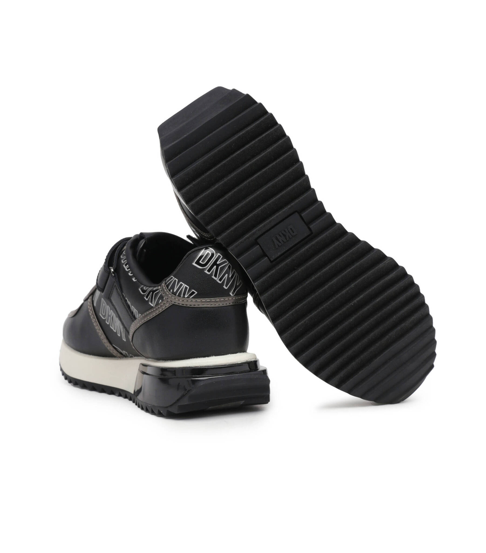 кожаные кроссовки pamm DKNY - черный(K3214571)