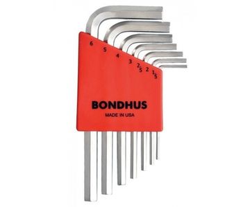 Набор из 7 хромированных ключей BONDHUS S 1.5-6mm 16292
