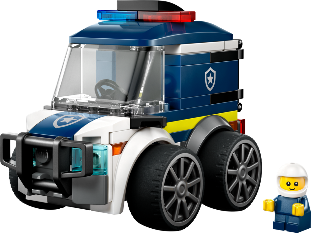 Конструктор Лего Сити Машины Полицейский грузовик 60481 | LEGO City Rides Police Truck | компактный 71 деталь 5+