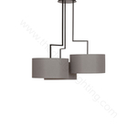 Ceiling design lamp  Noon 3 by Zeitraum (Grey)