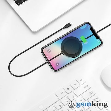 Baseus iP Cable Wireless Charger White WXCA-02