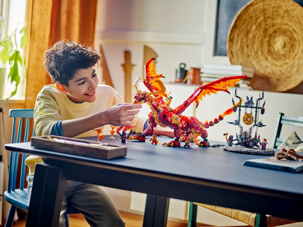 Конструктор LEGO Ninjago 71822 Первородный дракон Огня