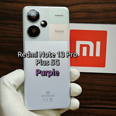 Задняя крышка для Redmi Note 13 Pro Plus 5G (23090RA98G) - задняя стеклянная панель Original (Сиреневый цвета)